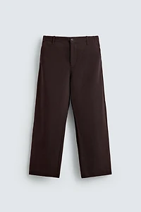 PANTALON COUPE BALLON STRUCTURÉ
