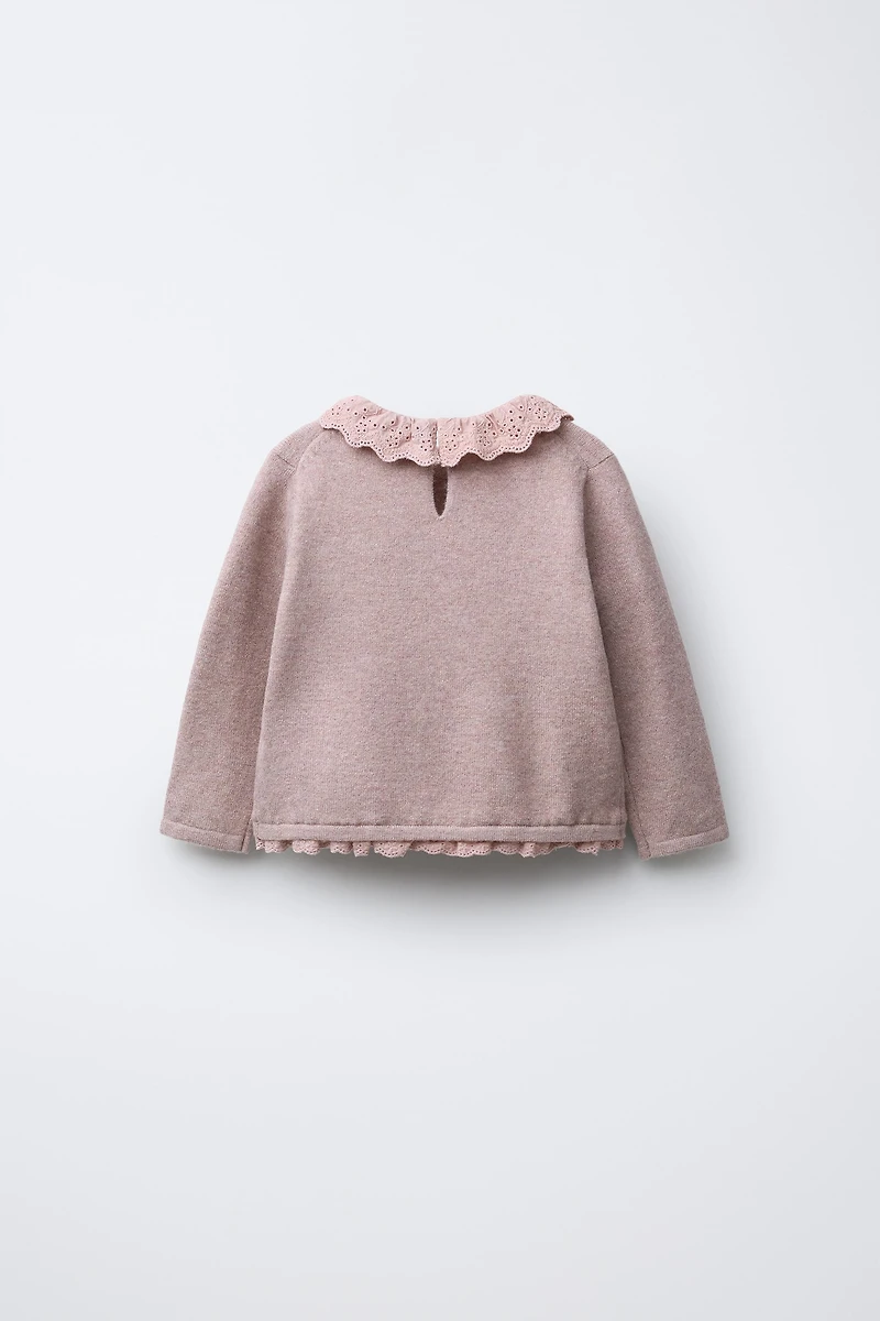 LACE KNIT SWEATER