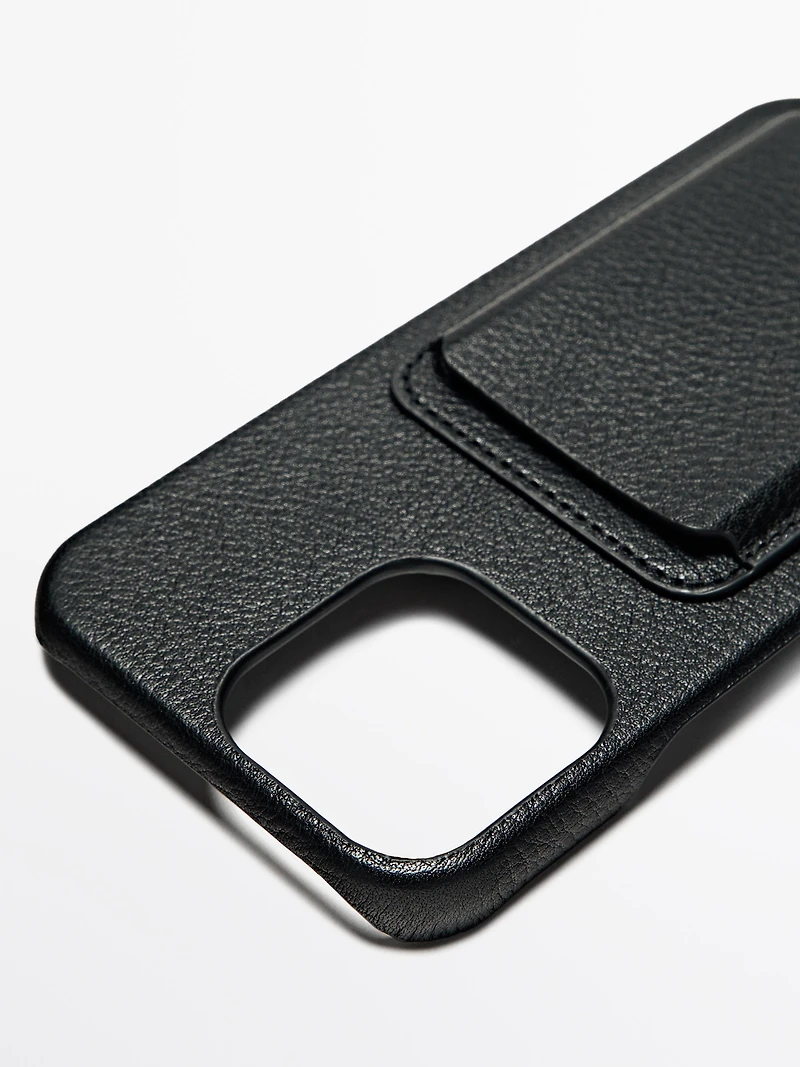 Nappa leather iPhone Pro Max case