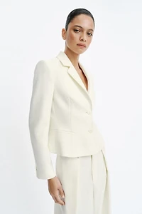 TAILORED BLAZER WITH SHOULDER PADS
