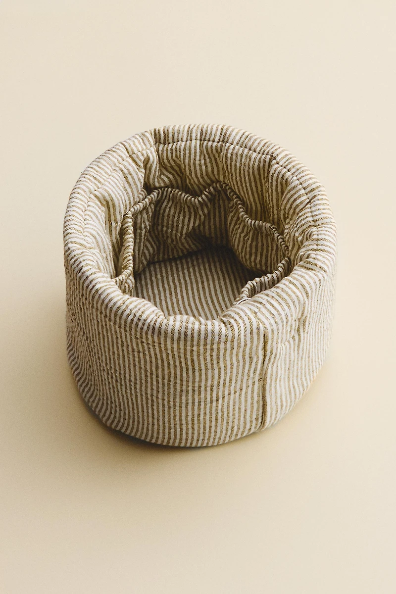 ORGANISEUR BÉBÉ ROND GAZE RAYURES