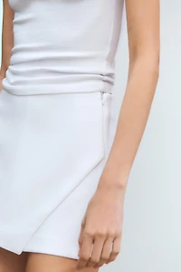 JUPE-CULOTTE ASYMÉTRIQUE