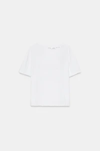RIPPED TEXT T-SHIRT