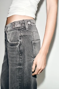 Z1975 WIDE LEG MID-RISE SEAM JEANS