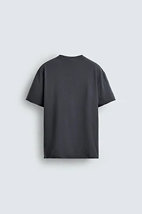 LIGHTWEIGHT T-SHIRT WITH IRREGULAR FINISH