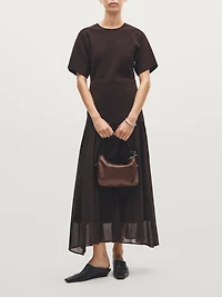 Small nappa leather bag