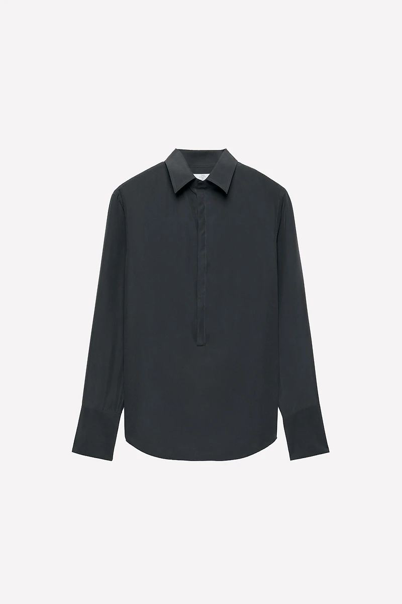 LUDOVIC DE SAINT SERNIN x ZARA SILK POLO SHIRT