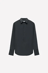 LUDOVIC DE SAINT SERNIN x ZARA SILK POLO SHIRT