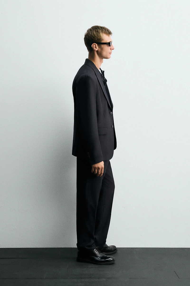 HERRINGBONE SUIT BLAZER