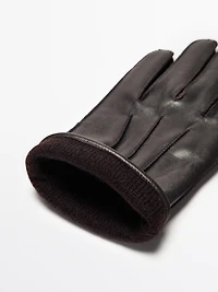 Gants en cuir finition nappa