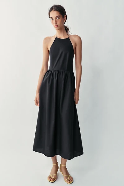 ROBE MIDI EN POPELINE