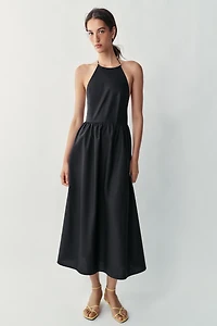 ROBE MIDI EN POPELINE