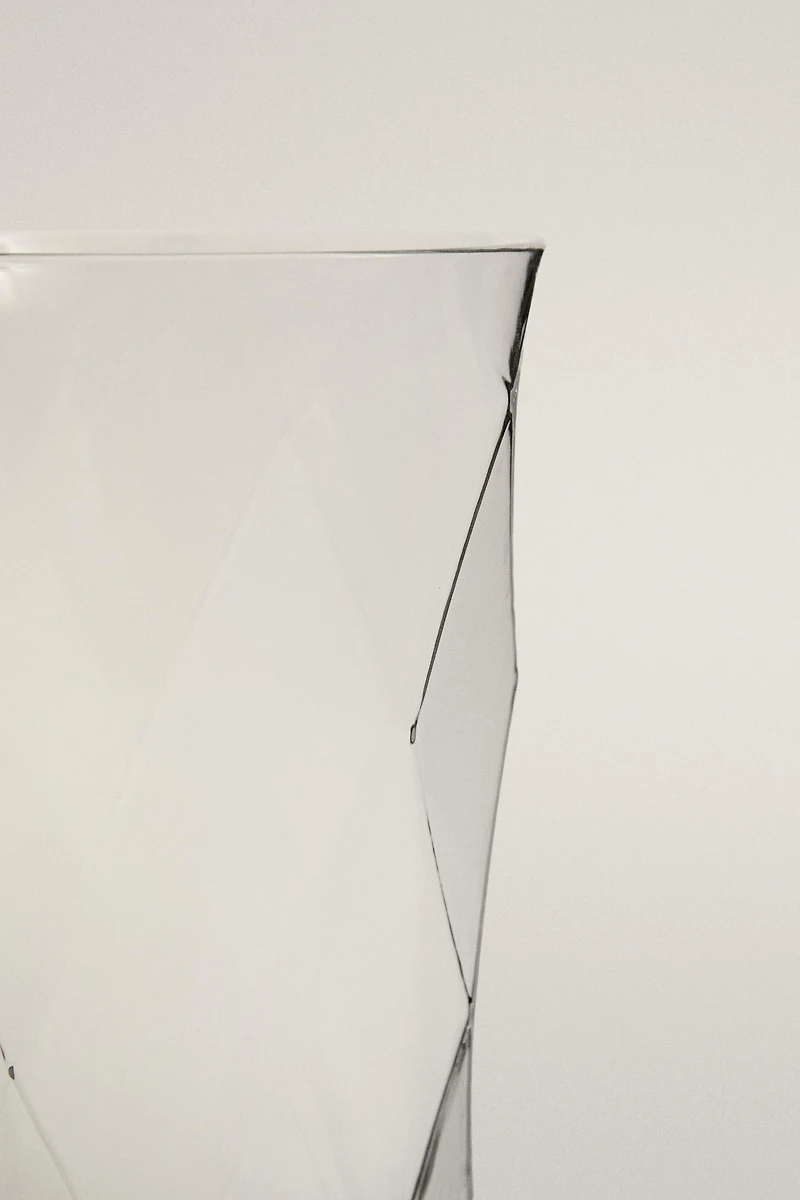 TALL DECORATIVE GLASS VASE