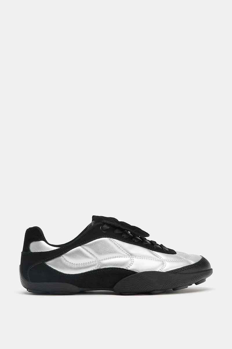 METALLIC RUNNING SNEAKERS
