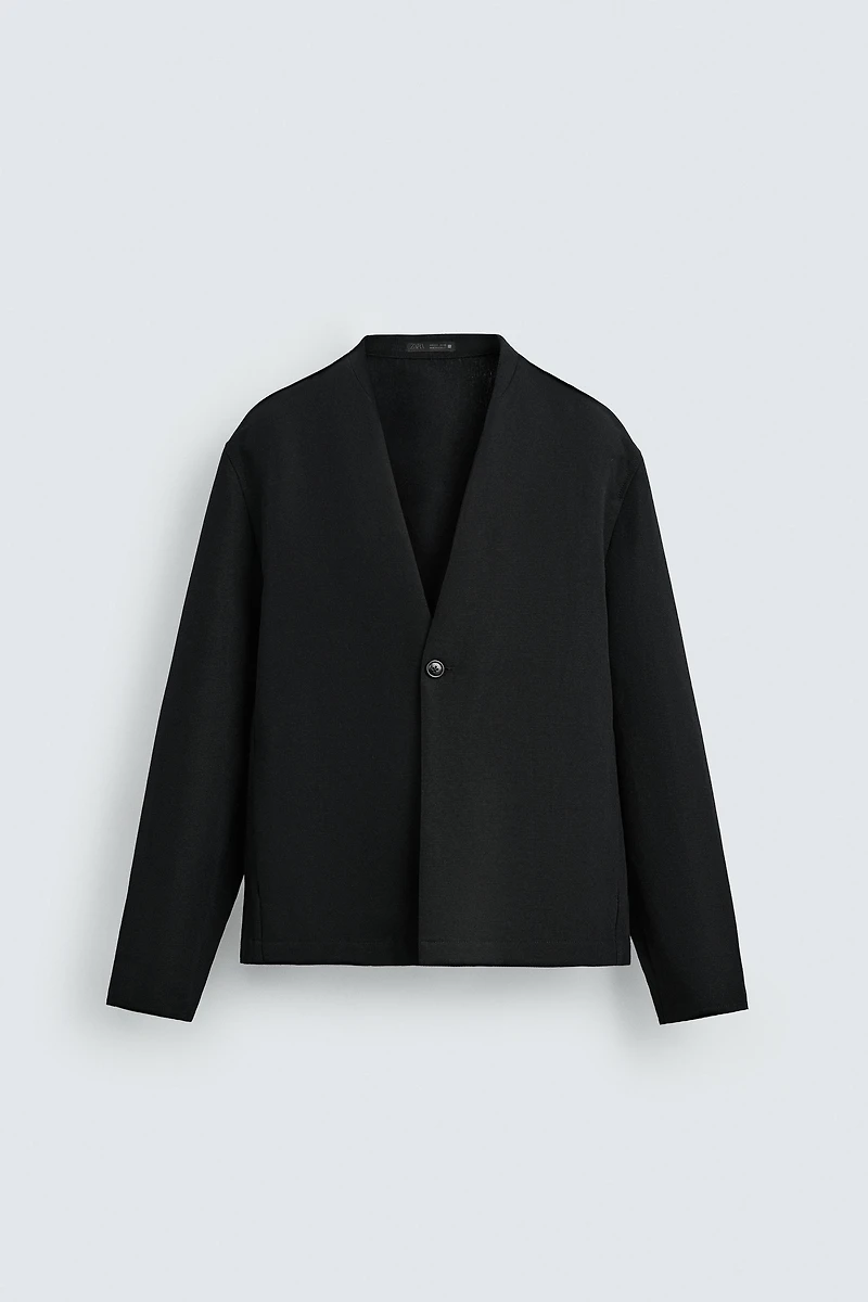 COTTON-LINEN SUIT BLAZER