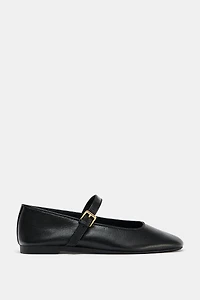 LEATHER BALLET FLATS 50TH ANNIVERSARY