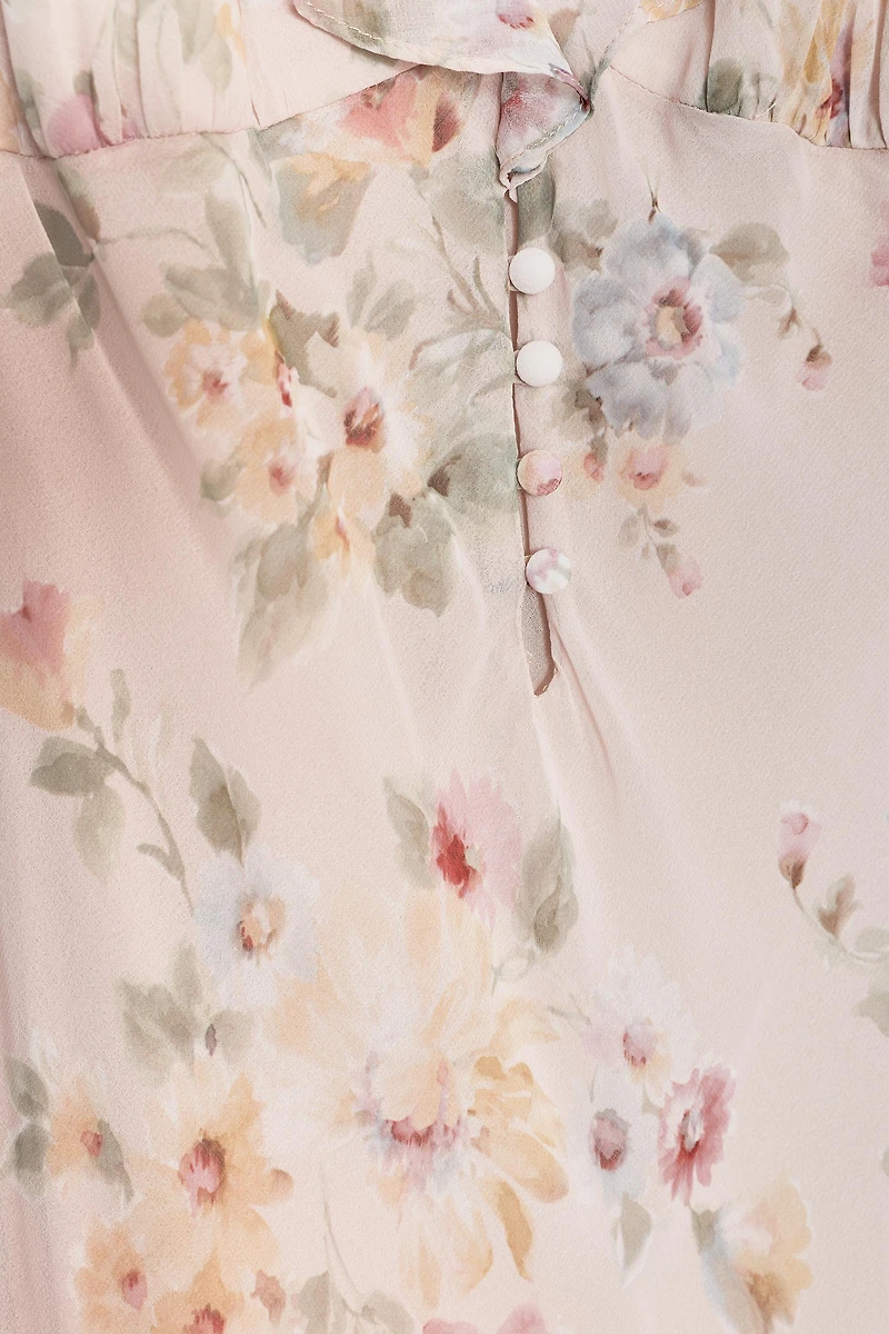 FLORAL MIDI DRESS