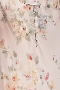 FLORAL MIDI DRESS