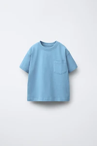 PLAIN POCKET T-SHIRT