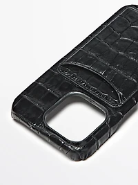 Nappa leather iPhone 16 Pro case