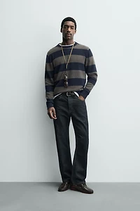 PULL EN CACHEMIRE À RAYURES