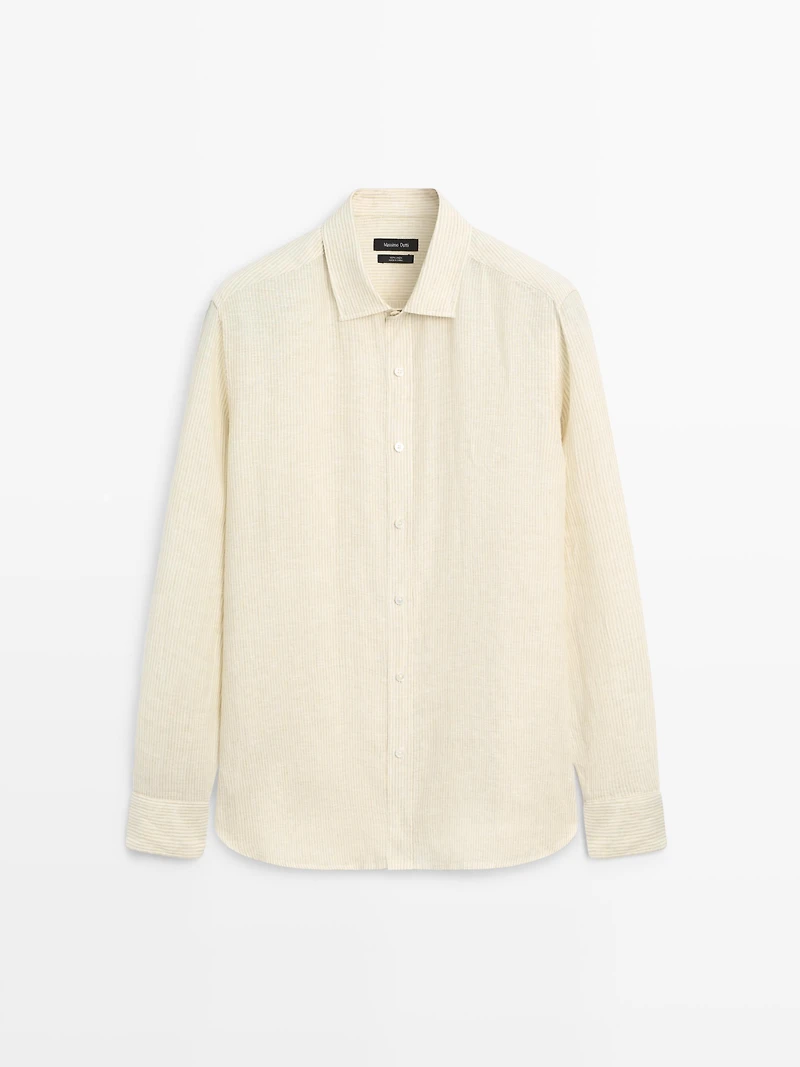 100% linen shirt