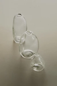 SMALL IRREGULAR GLASS VASE