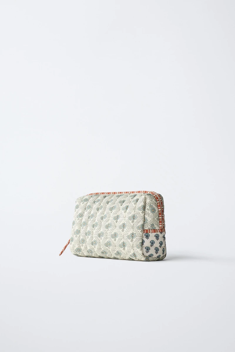 FLORAL TOILETRY BAG