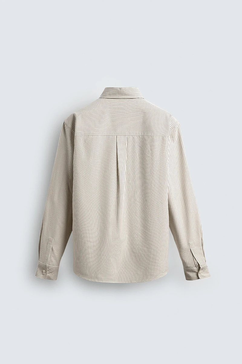 CHEMISE STRUCTURÉE OXFORD À RAYURES