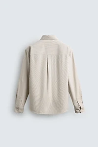 CHEMISE STRUCTURÉE OXFORD À RAYURES