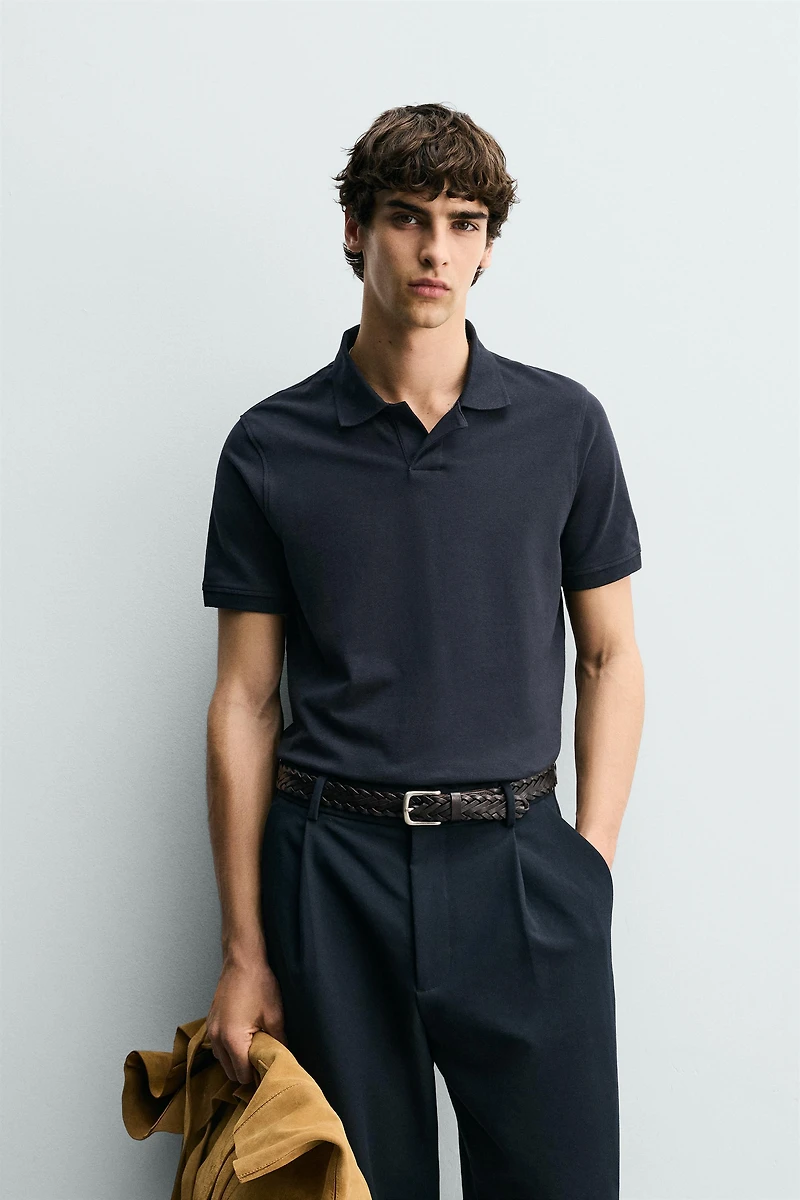PIQUÉ TEXTURED POLO