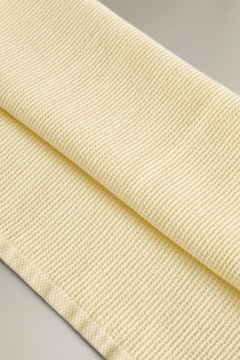 SERVIETTE DE BAIN MICRO WAFFLE