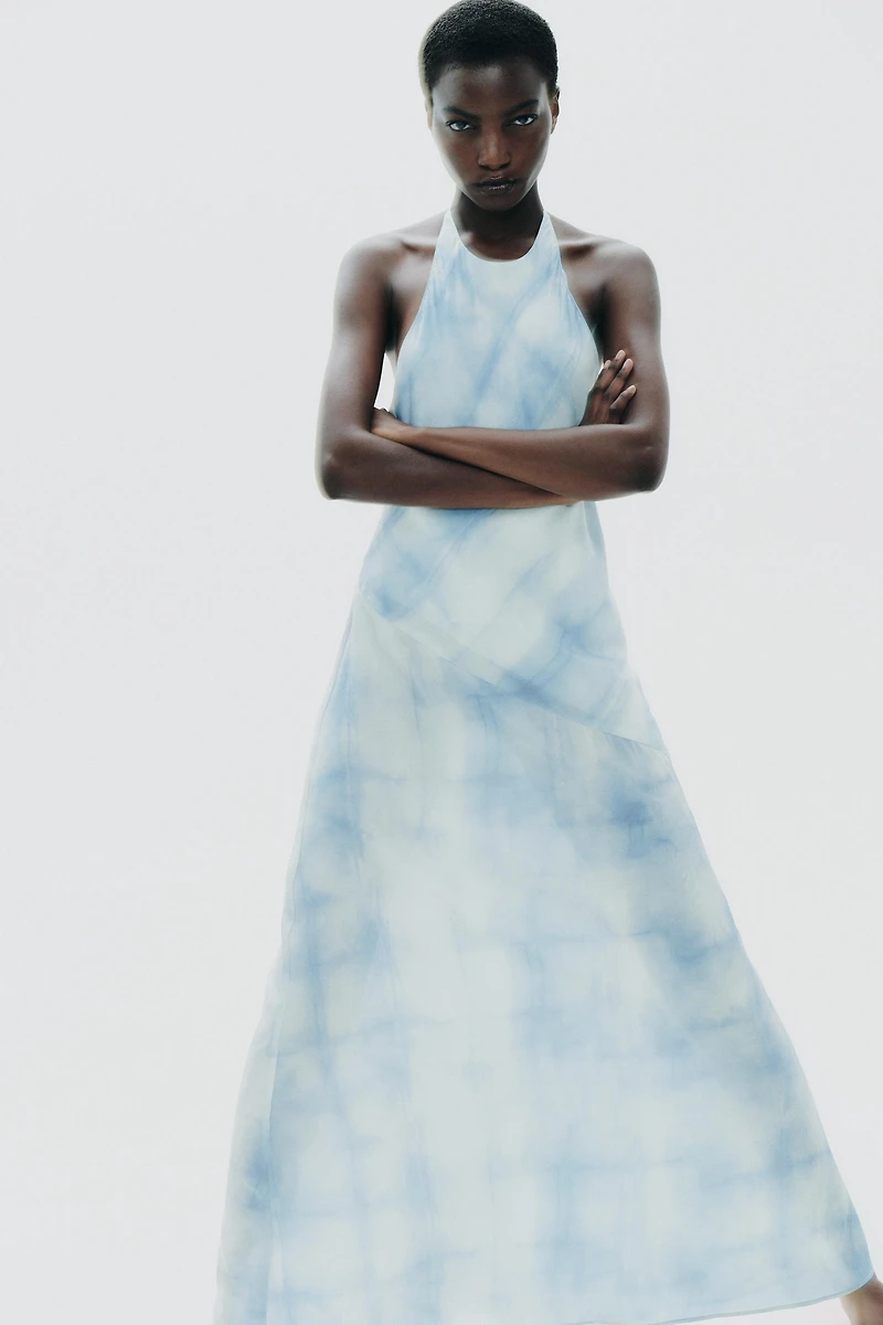 HALTER TIE DYE DRESS