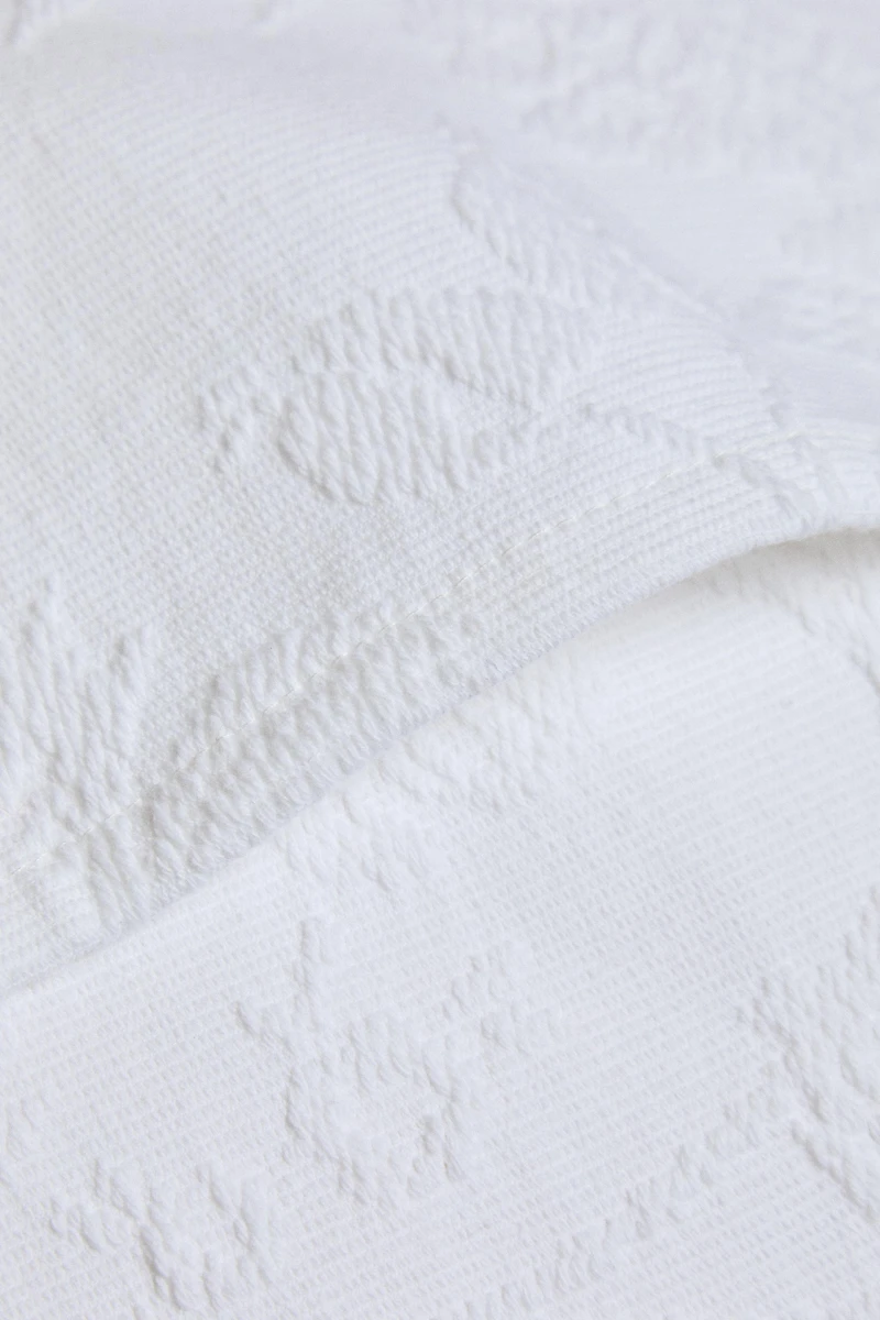 HOUSSE DE COUSSIN COTON JACQUARD
