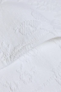 HOUSSE DE COUSSIN COTON JACQUARD