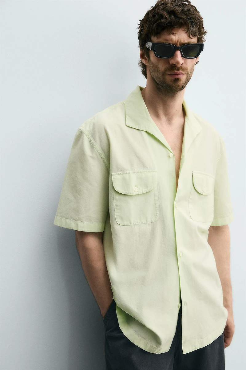 REGULAR FIT POCKET SHIRT