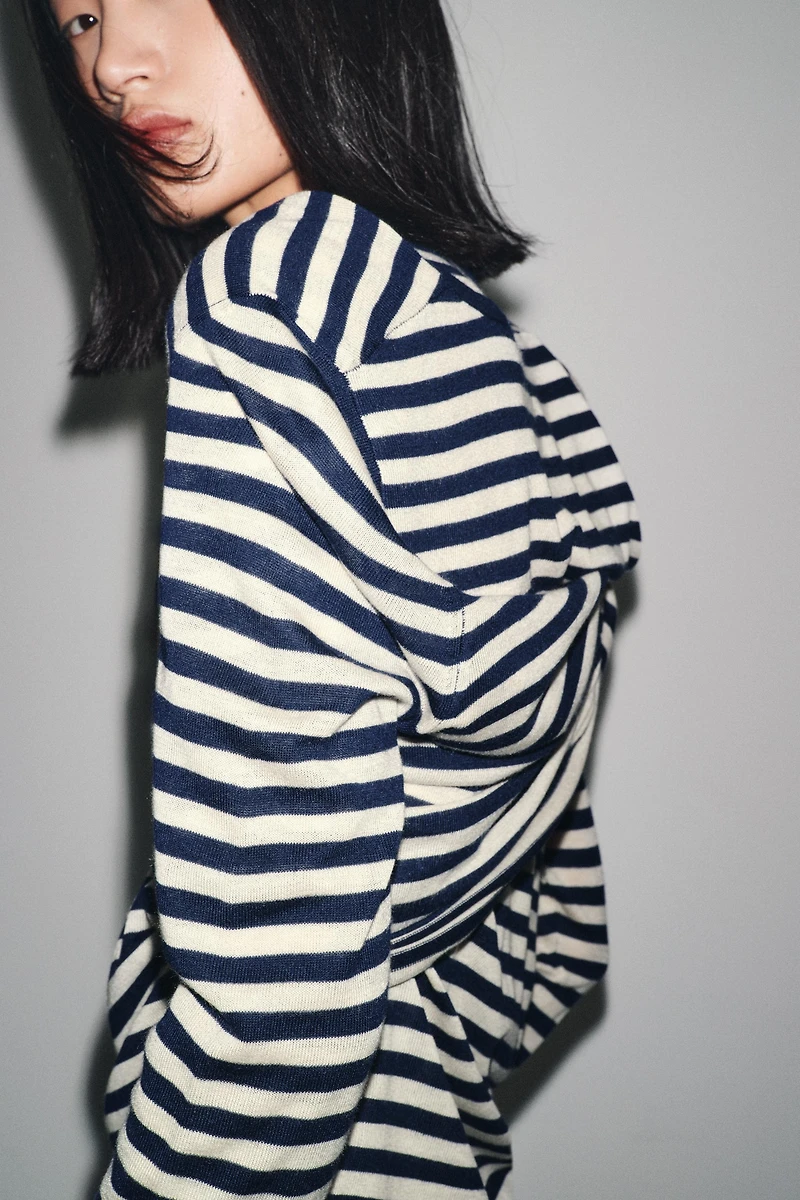 PULL EN MAILLE RAYÉE