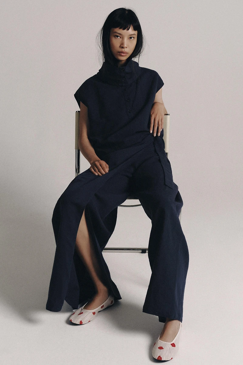 ZW COLLECTION LINEN SARONG TROUSERS
