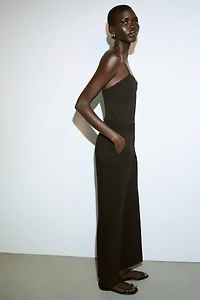 HIGH-WAISTED STRAIGHT LEG PANTS