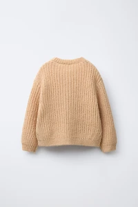 LACE POCKET KNIT CARDIGAN
