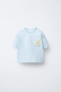 GIRAFFE APPLIQUÉ T-SHIRT