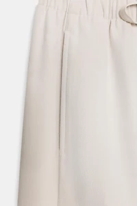 ELASTIC WAIST WIDE LEG PANTS