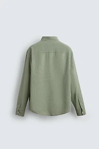 CHEMISE STRUCTURÉE À CARREAUX