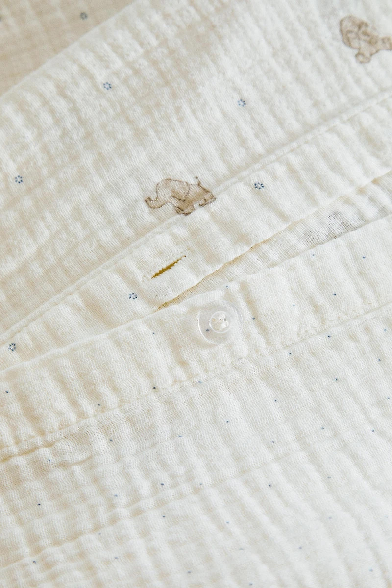 HOUSSE DE COUETTE ENFANT GAZE ÉLÉPHANT