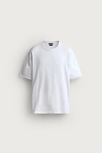 T-SHIRT EN MAILLE À TEXTURE IRRÉGULIÈRE