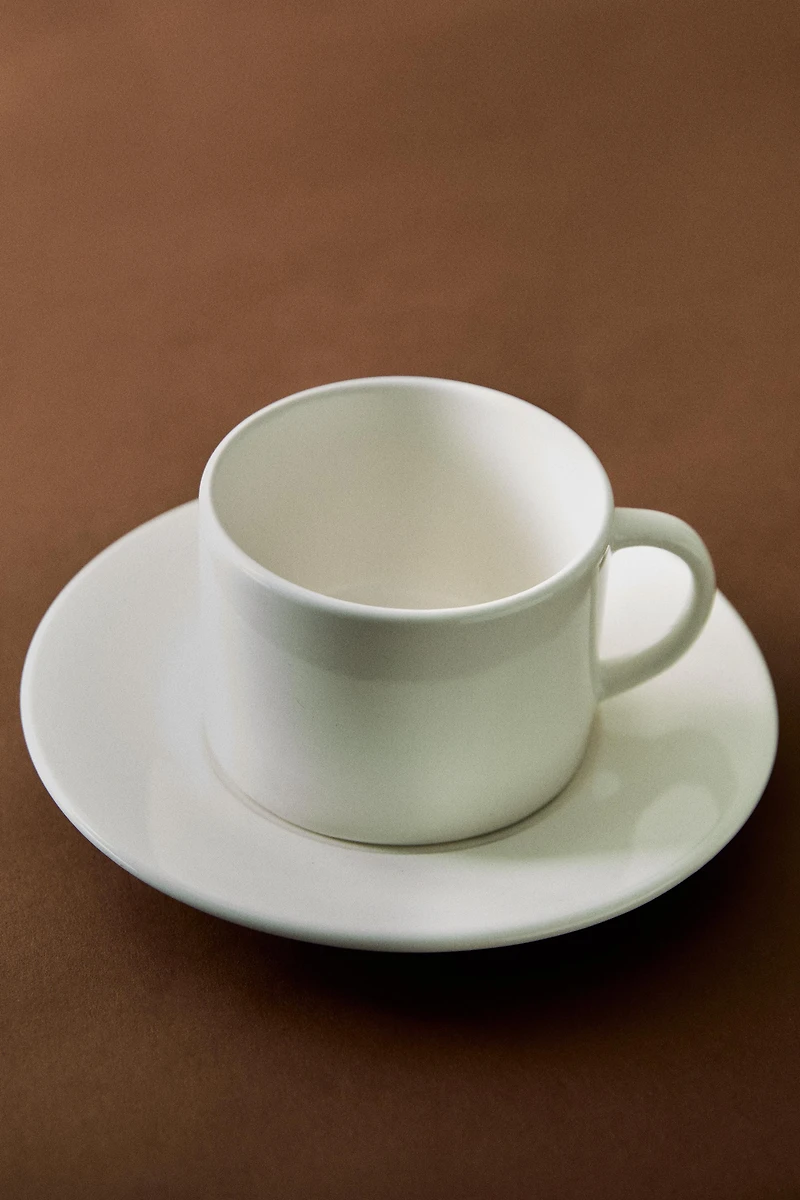 STONEWARE TEACUP