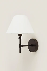LAMP | LINEN LAMPSHADE WALL SCONCE