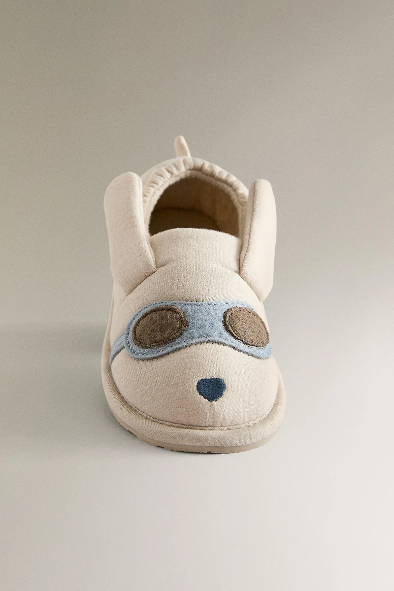 CHILDREN'S DOG SLIPPERS