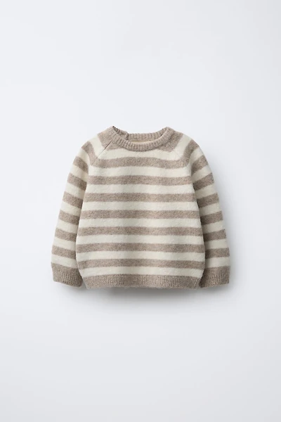 STRIPED KNIT JUMPER
