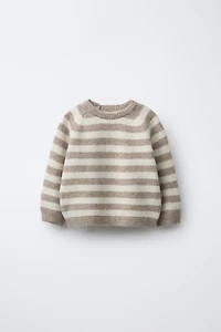 STRIPED KNIT JUMPER